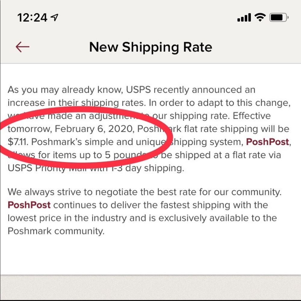NEW SHIPPING RATES